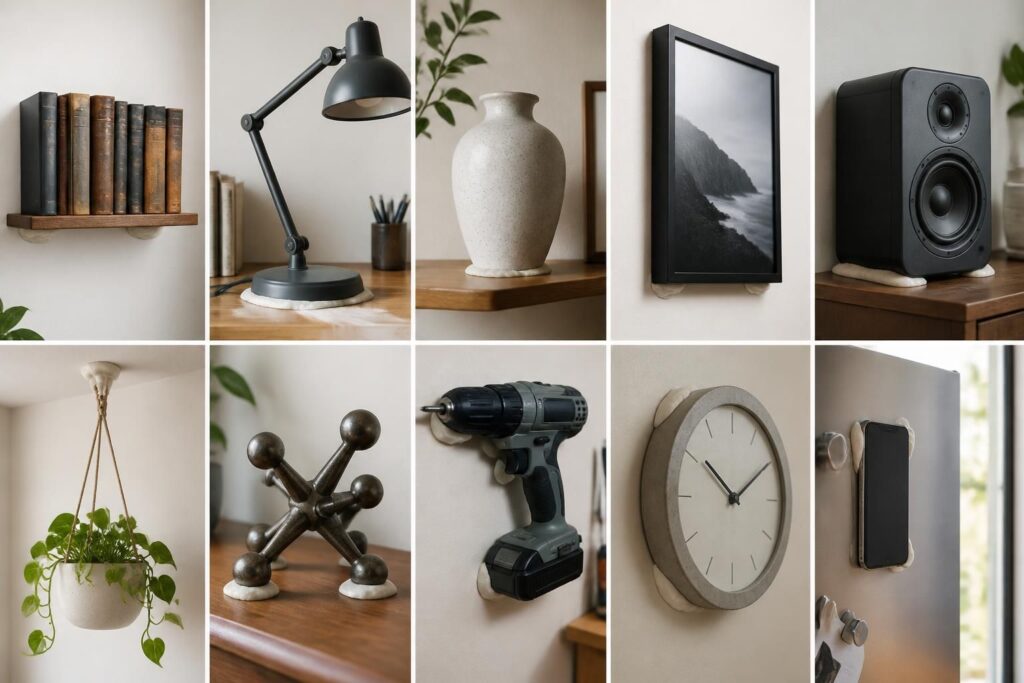 découvrez dix projets diy où la pâte à fixer transforme la fixation d'objets lourds en un jeu d'enfant, alliant solidité et facilité pour vos créations maison.