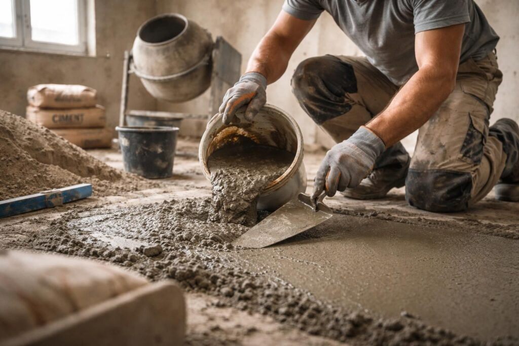 découvrez comment doser correctement le mortier pour chape afin d'assurer une finition parfaite et durable pour vos sols.